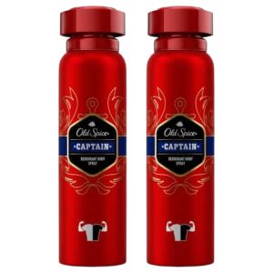 Old Spice Captain Dezodor w sprayu do ciała 2x150ml - Dezodor