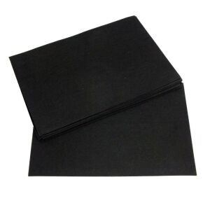 Barkácsfilc, filc lapok 2mm 10db/csomag - Fekete 141899040 - Textil méteráru
