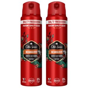Old Spice Bearglove Dezodor Spray 2 balenia, 300ml celkom - Dezodor