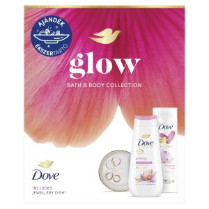 Set cadou Dove Glow Bath & Body Collection cu suport pentru bijuterii - Frumusețe și sănătate