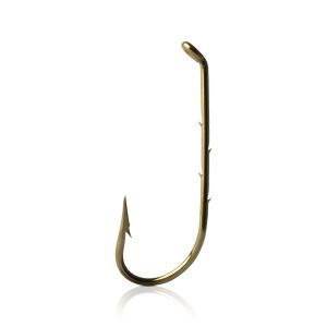 Mustad Best Kirby bronz csalihurok, 2-es méret, közeli kép - Mustad