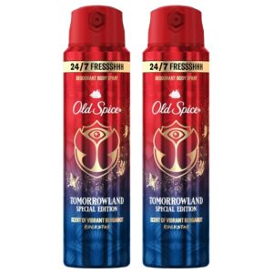 Old Spice Rockstar Tomorrowland Special Edition Deodorant Spray de corp, set 2 bucăți - Săpun, Hartie igienica, Hârtii igienice umede, Batiste de hârtie, Prezervative și Dezodor