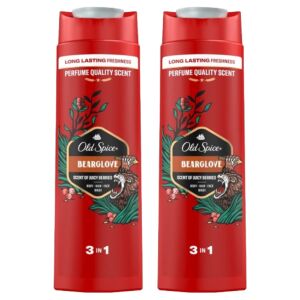 Old Spice Bearglove 2-in-1 Shower Gel and Shampoo, dual pack - Old Spice