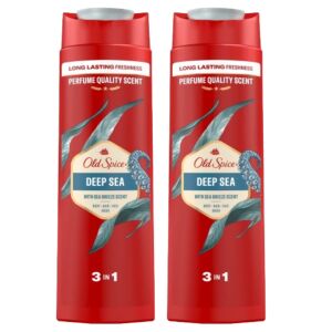 Old Spice Deep Sea 3in1 Duschgel und Shampoo für Männer, 2x400ml - Old Spice