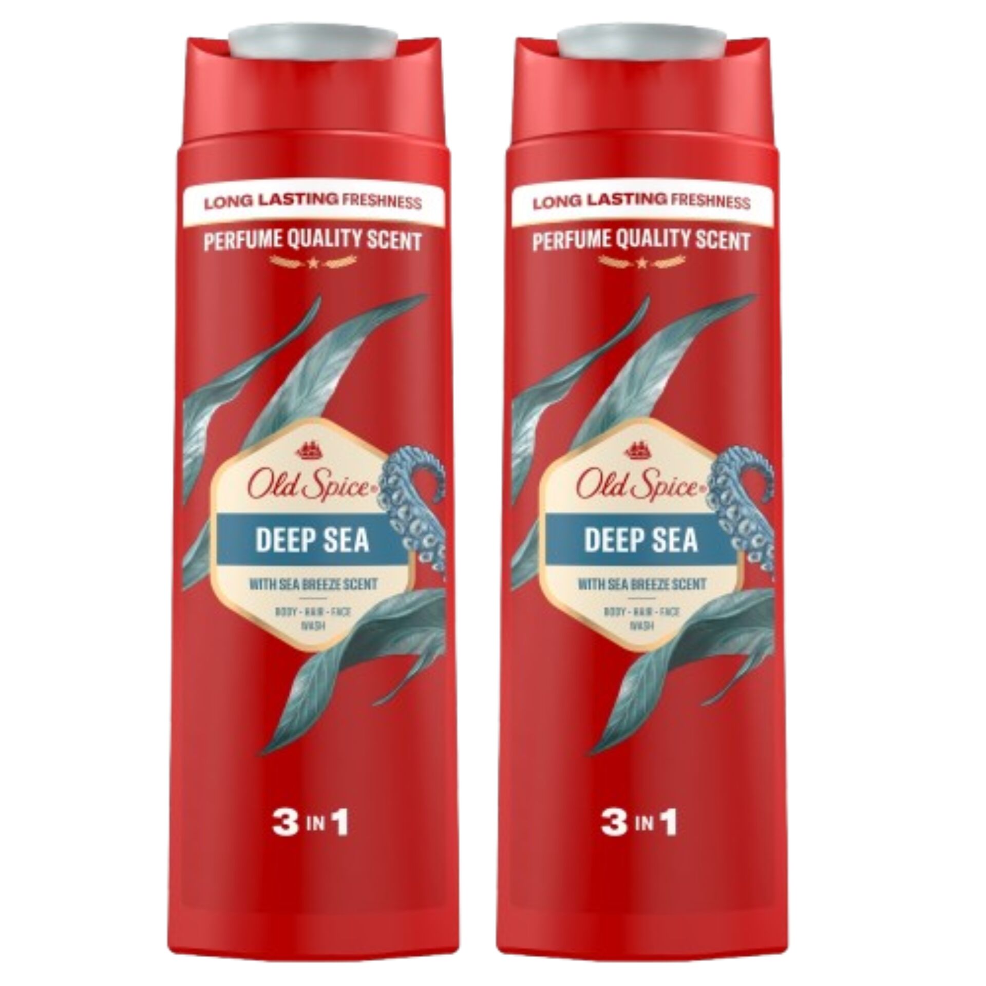 E-shop Old Spice Deep Sea 3v1 sprchový gél a šampón pre mužov 2x400ml
