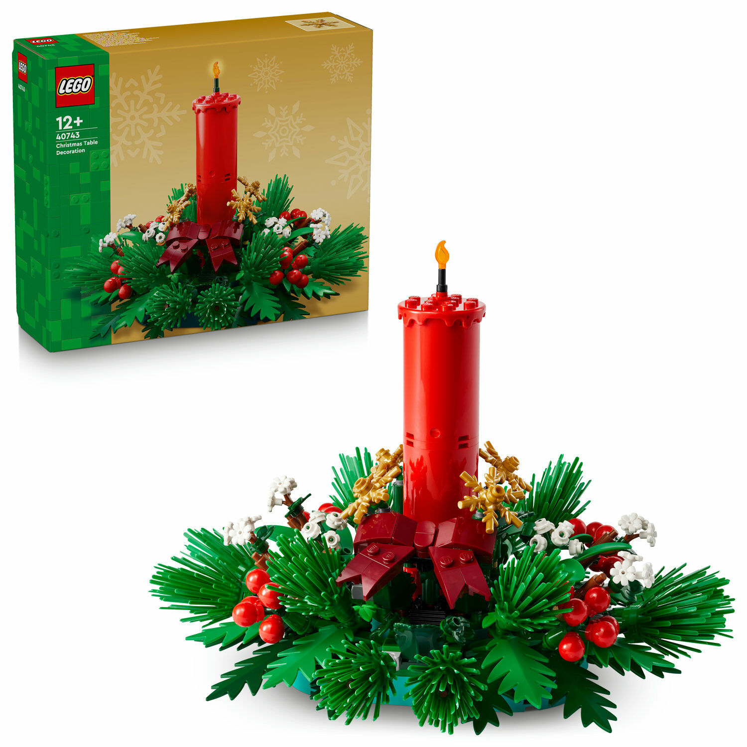 E-shop LEGO® Iconic Vianočná dekorácia na stôl 40743
