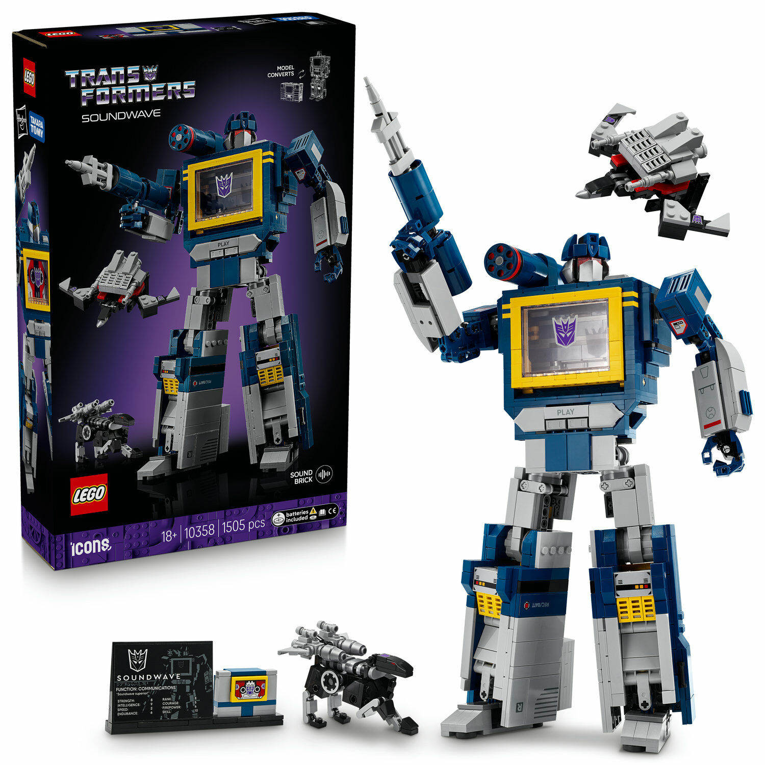 E-shop LEGO® Icons Transformers: Soundwave 10358
