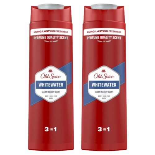 Old Spice Whitewater 3в1 Душ гел за мъже, 2 бутилки