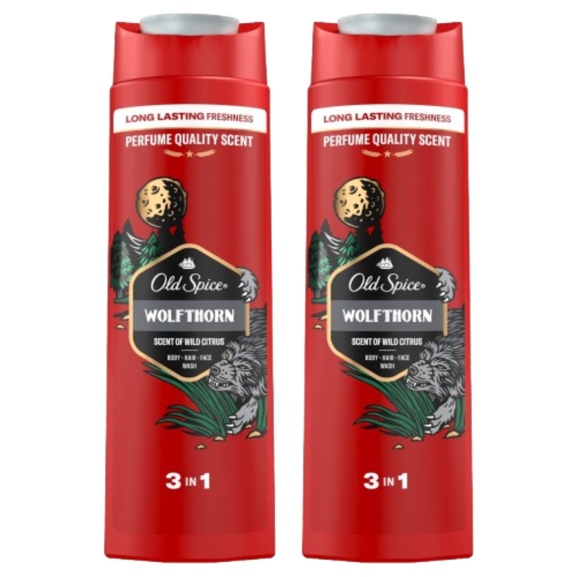 E-shop Old Spice Wolfthorn sprchový gél pre mužov 2x400ml