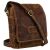 Barna színű, bőr férfi postás táska fedővel - Peterson 141909246