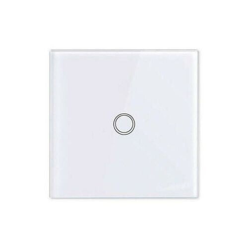 Okos érintőkapcsoló távirányító, fehér üvegpanel