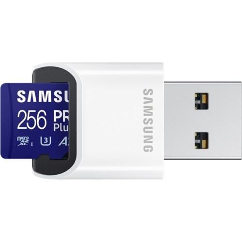 Samsung 256GB PRO Plus microSD kártya kártyaolvasóval - Samsung