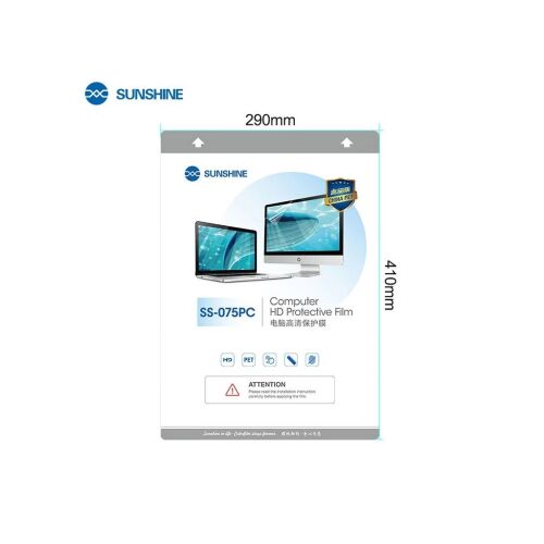 SUNSHINE SS-075PC Hydrogel kijelzővédők 16 hüvelykes tabletekhez, 10 db 141945516