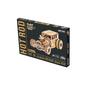 Zseb Hot Rod prémium 3D fa puzzle