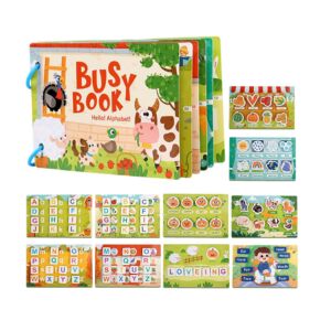 Busy Book - Csináld magad fejlesztő könyv - Állatok