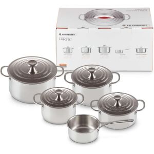 Le Creuset Plus Rozsdamentes acél főzőEdénykészlet - Inox (5 részes) 141946524 - Le Creuset