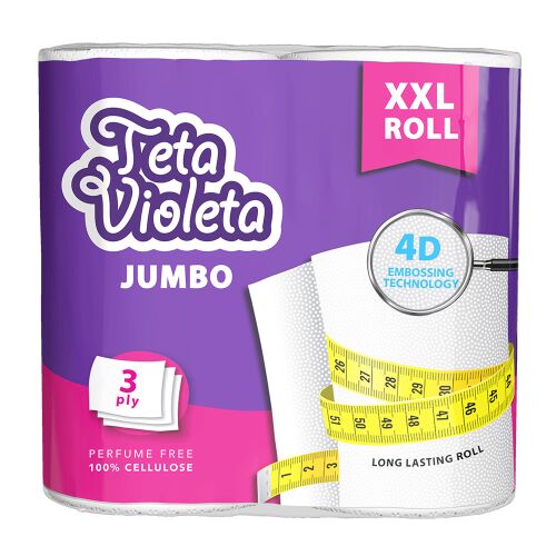 Violeta háztartási papírtörlő JUMBO XXL prémium, 2 db