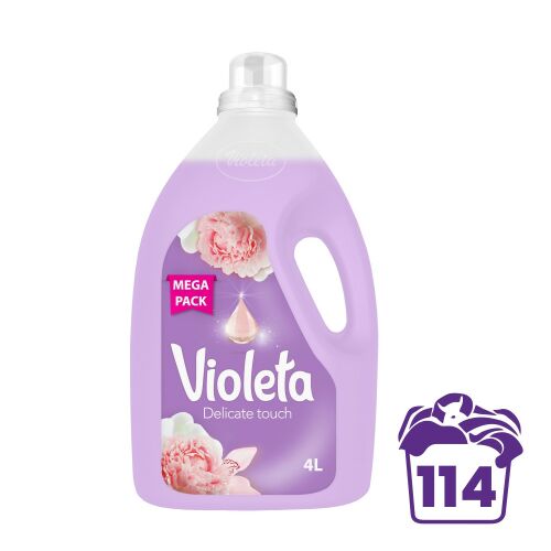 Violeta öblítő delicate touch, 4 L – lila