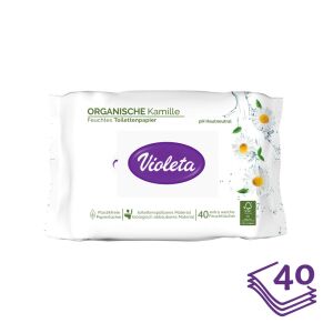 Violeta nedves toalettpapír, kamilla illatú, 40 db 141947636 - Violeta