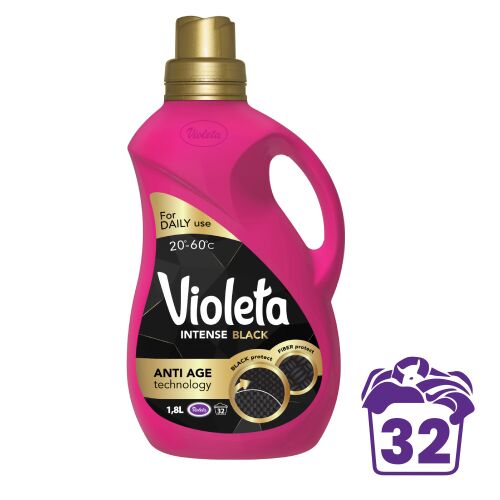 Violeta Intense black mosógél fekete ruhákhoz, 1,8 L 141947662