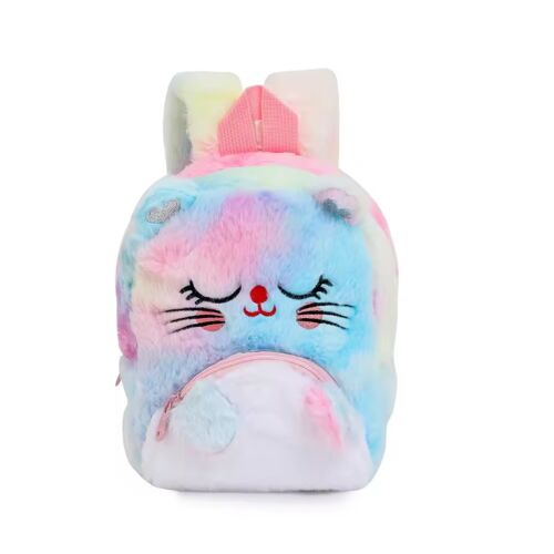 Világító plüss gyermek hátizsák – pihe-puha anyagból, LED fényekkel, 2 zsebbel (BBLPJ) 141950654