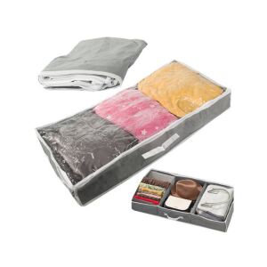 Tárolódoboz ruhás szekrény rendszerező cipőhöz és ágyneműhöz - nagy méret, cipzárral 141951378 - Gardrób rendszerező