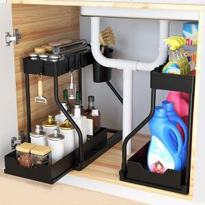 2 szintes konyhai mosogató rendszerező fiókokkal