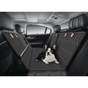 CAMELEON Vízálló autós üléshuzat háziállatok szállítására kutyával - Háttámla- és ülőfelületvédő