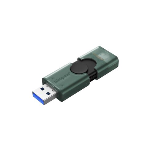 Kingston DataTraveler DuoG2 256 GB USB Type-A / USB Type-C 3.2 Gen 1 (3.1 Gen 1) Fekete, Zöld Pendrive 141962687