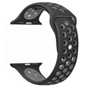 Cellect CEL-STRAP-APPLE-BKGY, Apple Watch, Fekete-Szürke, Szilikon, okosóra szíj 141959906 - Cellect