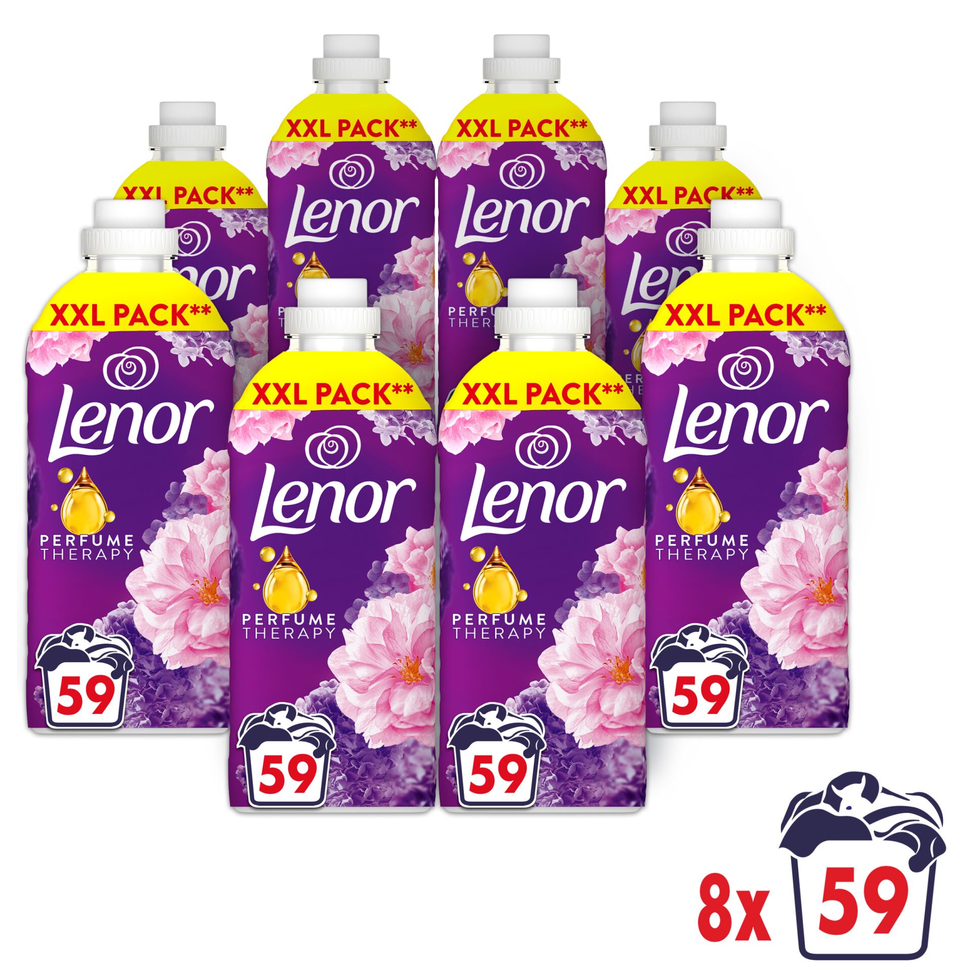 E-shop Lenor Flower Bouqet Rinse 472 wash 8x1239ml