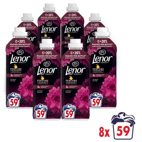 Lenor Lotus Flower&Diamond Figs Textilöblítő 472 mosás 8x1239ml
