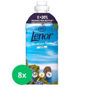 Lenor Capri Balsam de rufe lichid, 8 sticle, 472 spălări - Clătiți