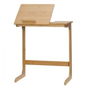 Multifunktionaler, klappbarer Bambustisch für Laptop und Tablet, 60x35x67 cm, eCarla, STL21