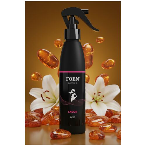 Prémiový osviežovač vzduchu do auta Foen Savor s jantárom a ľaliou