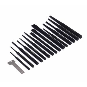 Комплект длета и пробойници Kraft&Dele, изглед под ъгъл - Набор от инструменти