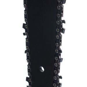 Близък план на водещата шина и веригата за резачка Kraft&Dele 6 инча - Аксесоар за верижен трион