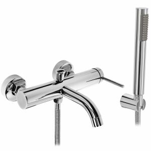 Rea Spot Chrome Badewannenarmatur mit Handbrause - Wasserhahn
