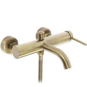 Rea Spot Brush Gold Смесител за вана за стена - Смесител