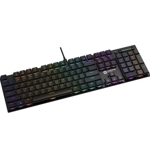 Canyon Cometstrike TKL GK-55 Gaming Billentyűzet, Fekete, USB, RGB Háttérvilágítás