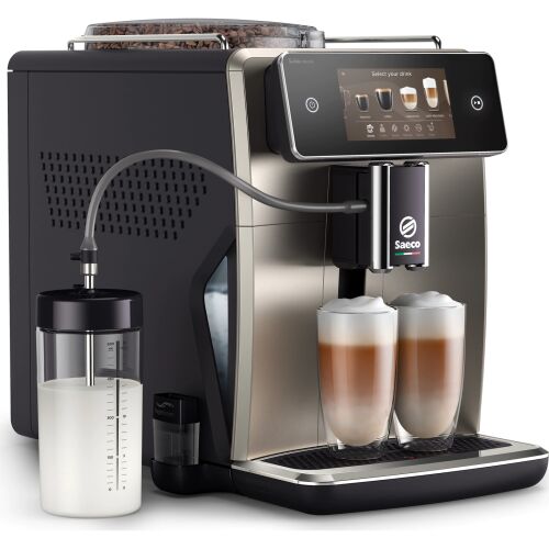 Espressor complet automat Saeco Xelsis Deluxe SM8782/30, 15 bari, 22 specialitati de cafea, 8 profile de utilizator, interfata Coffee Maestro, tehnologie BeanMaestro, conectivitate, functie L 141967173