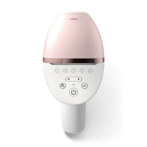 Vedere frontală a epilatorului IPL Philips Lumea Prestige BRI950/00