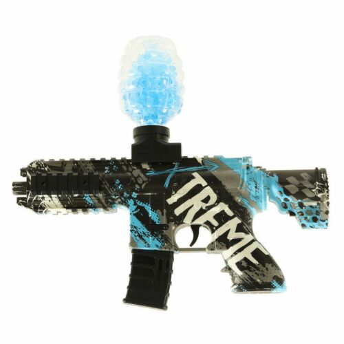 Kék és fekete Gel Ball Blaster M416 vízgolyós puska