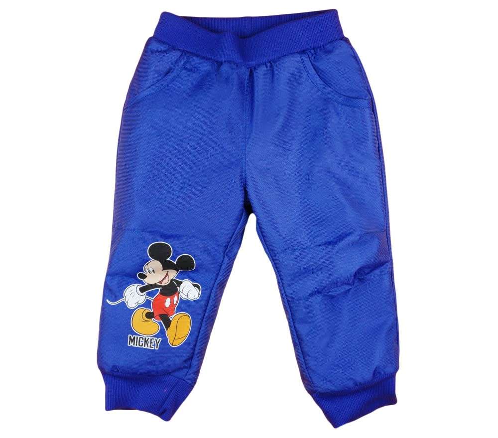 Disney fiú vízlepergetős, bélelt Nadrág - Mickey Mouse - kék