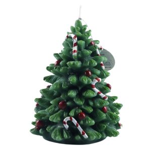 Karácsonyfa alakú gyertya 16cm