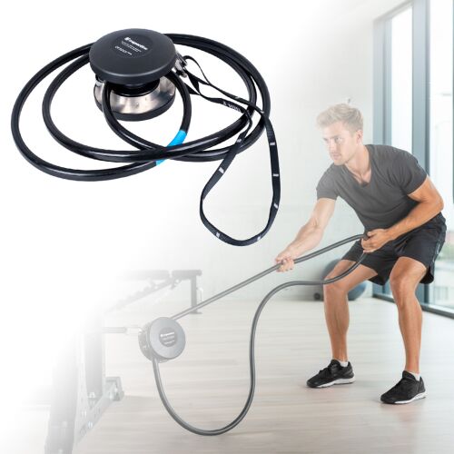 Végtelen kötél inSPORTline Endlesso Pro, 6 terhelési szint, folyamatos kötélmozgató rendszer, függesztőszíj, csavaros karabiner, max. terhelés 150 kg 141993261