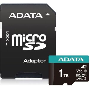 ADATA AUSDX1TUI3V30SA2-RA1 memóriakártya 1 TB MicroSDXC UHS-I Class 10 (AUSDX1TUI3V30SA2-RA1) 141998790 - ADATA