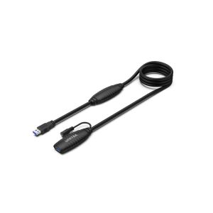 Unitek Y-3003C USB-A apa - USB-A anya 3.1 Hosszabbító kábel - Fekete (15m) (Y-3003C) 141998918 - Unitek