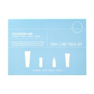 ROUND LAB 1025 Dokdo Trial Kit Csomag (arctisztító hab 30ml + arctonik 20ml + szérum 10ml + arckrém 20ml) 142001438 - Arcápolási szett