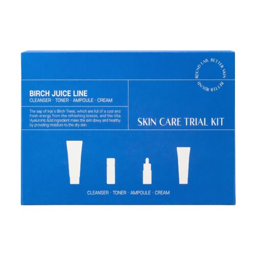 ROUND LAB Birch Juice Trial Kit Arcápoló Csomag mini (arctisztító hab 30ml + arctonik 20ml + szérum 10ml + arckrém 20ml) 142001454